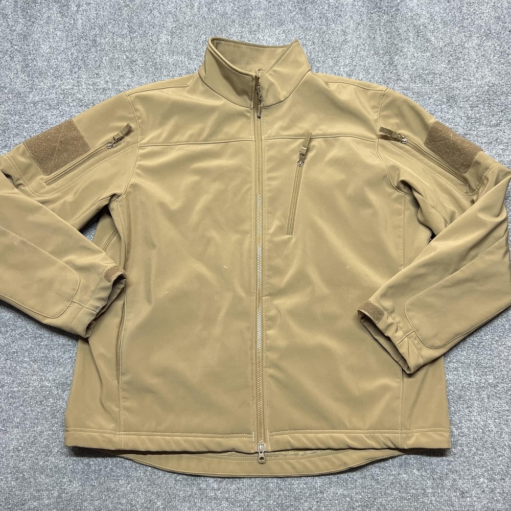 Condor Phantom Jacket Mens 3XL Brown Softshell Full Zip Tactical Outdoor Hiking